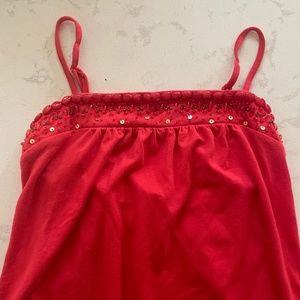 GUESS Coral 00's Top with Stone Detailing